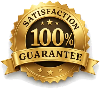 100% satisfaction guarantee